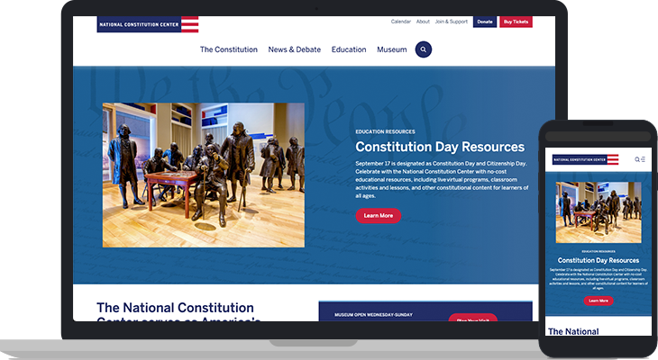 National Constitution Center ExpressionEngine Website